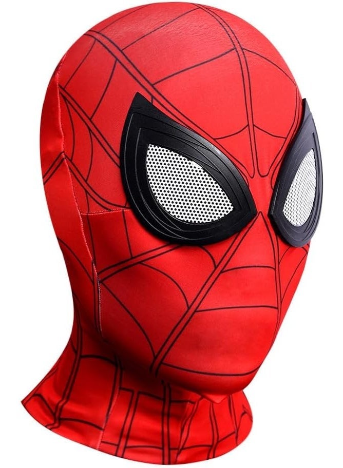 FIRST PRO Spider Superhero Mask Halloween and Costume Party Face Mask, Cosplay Carnival Accessory for Kids and Adults - Image 1